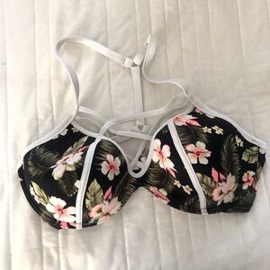 VS PINK Hawaiian Bikini Top Sz L DD
